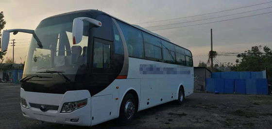 47 καθίσματα χρησιμοποίησαν χρησιμοποιημένο λεωφορείο λεωφορείων Yutong ZK6110 το λεωφορείο μηχανές diesel οδήγησης LHD 2012 ετών 100km/H