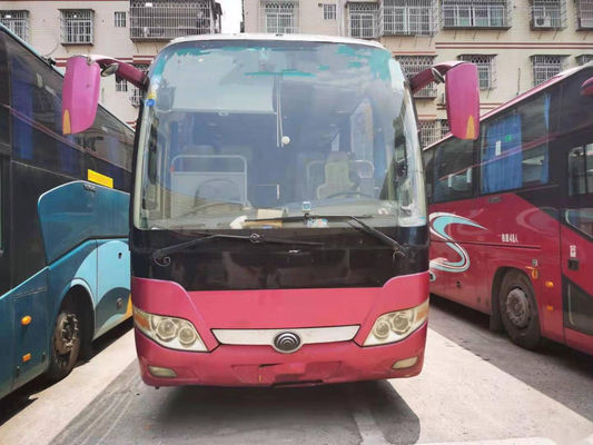 Τα χρησιμοποιημένα πρότυπα ZK6110 47 τουριστηκών λεωφορείων καθίσματα Yutong ευρο- ΙΙΙ Nude συσκευασία μηχανών Yuchai πορτών που αφήνεται διπλασιάζουν την οδήγηση