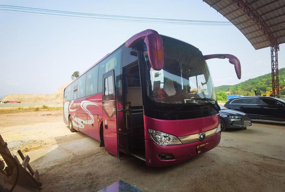 Τα χρησιμοποιημένα καθίσματα εμπορικών σημάτων ZK6116 48 Yutong τουριστηκών λεωφορείων διπλασιάζουν τη Nude συσκευασία πλαισίων αερόσακων λεωφορείων επιβατών πορτών που αφήνεται την οδήγηση