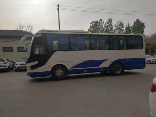 39 καθίσματα χρησιμοποίησαν χρησιμοποιημένο λεωφορείο λεωφορείων Yutong ZK6908 το λεωφορείο 2010 μηχανές diesel οδήγησης LHD έτους