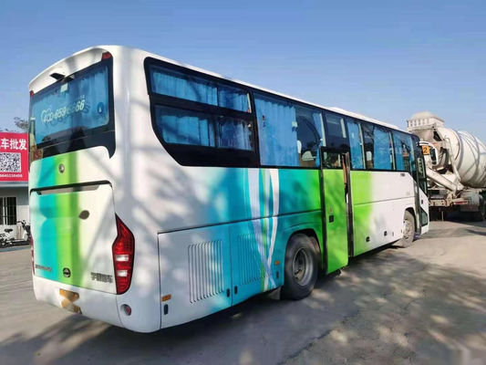 Χρησιμοποιημένο λεωφορείο ZK6110 Yutong που αφήνεται την οδήγηση 48 καθίσματα διπλές πόρτες Yuchai οπίσθια μηχανή χαμηλό χρησιμοποιημένο χιλιόμετρο τουριστηκό λεωφορείο
