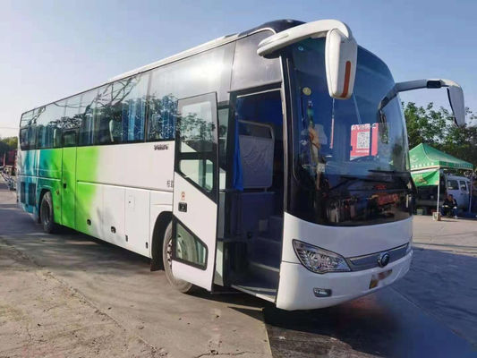 Χρησιμοποιημένο λεωφορείο ZK6110 Yutong που αφήνεται την οδήγηση 48 καθίσματα διπλές πόρτες Yuchai οπίσθια μηχανή χαμηλό χρησιμοποιημένο χιλιόμετρο τουριστηκό λεωφορείο