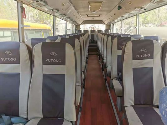 Χρησιμοποιημένο τουριστηκό λεωφορείο Yutong ZK6999 45 οπίσθια πλαίσια αερόσακων λεωφορείων LHD επιβατών μηχανών 177kw καθισμάτων