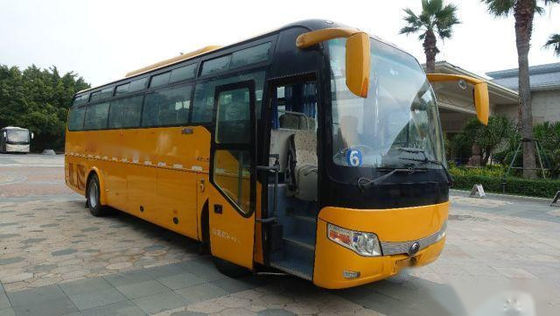 Τα χρησιμοποιημένα καθίσματα λεωφορείων ZK6107 49 Yutong που αφήνονται τα πλαίσια Yuchai αερόσακων οδήγησης οπίσθια μηχανή χαμηλό χιλιόμετρο