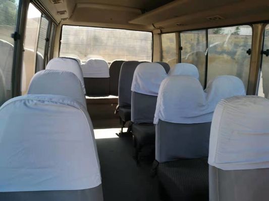 2009 έτος 18 χρησιμοποιημένο το καθίσματα λεωφορείο ακτοφυλάκων, χρησιμοποιημένο LHD μίνι λεωφορείο λεωφορείων ακτοφυλάκων της Toyota με τη μηχανή diesel, άφησε την οδήγηση
