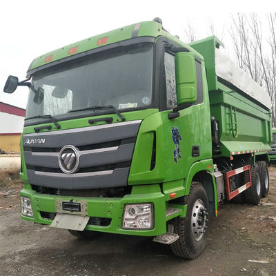 2016 φορτηγά απορρίψεων από δεύτερο χέρι 6X4 FOTON έτους χρησιμοποιημένα Tippers 50 τόνων