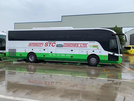 Το χρησιμοποιημένο νέο λεωφορείο 56 λεωφορείων LCK6128 Zhongtong καθίσματα διπλασιάζει οπίσθια μηχανή διαμερισμάτων πορτών τη μεγάλη