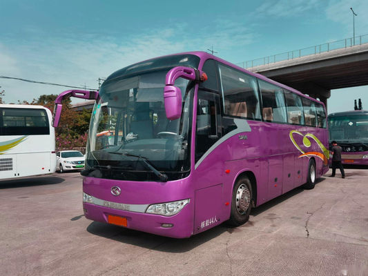 Το χρησιμοποιημένο λεωφορείο XMQ6117 44 Kinglong καθισμάτων οπίσθια πλαίσια αερόσακων πορτών μηχανών διπλά χρησιμοποιούμενα προγυμνάζει/τουριστηκό λεωφορείο