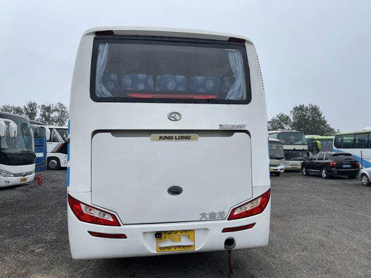 Χρησιμοποιημένο λεωφορείο XMQ6859 37 Kinglong καθισμάτων χάλυβα πλαισίων ενιαίο πορτών ευρο- ΙΙΙ χρησιμοποιημένο τουριστηκό λεωφορείο μηχανών Yuchia οπίσθιο