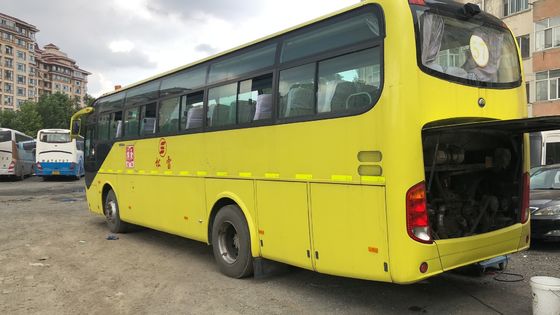 51 τα καθίσματα χρησιμοποίησαν χρησιμοποιημένο λεωφορείο 2012 οδήγηση LHD λεωφορείων Yutong ZK6107 το λεωφορείο έτους 100km/H ΚΑΝΈΝΑ ατύχημα