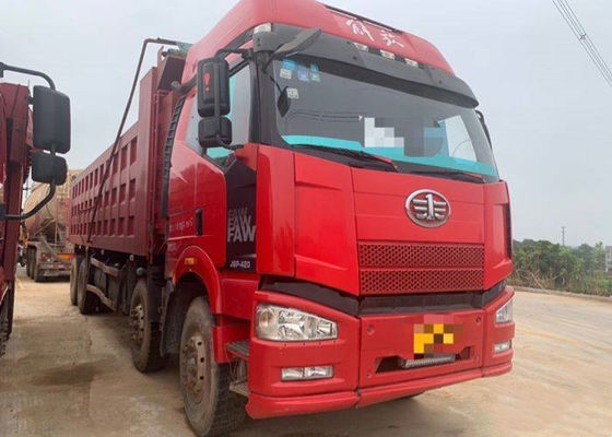 Βαρύ φορτηγό 420 ιπποδύναμη 8X4 8.2m φορτηγό εκφορτωτών CA5310ZLJP66K24L6T4AE5 από δεύτερο χέρι FAW J6P της Κίνας