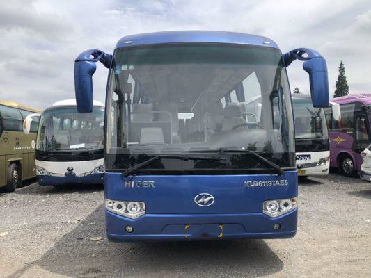 Τα χρησιμοποιημένα υψηλότερα πλαίσια 35000km αερόσακων μηχανών 171kw λεωφορείων KLQ6119T 51Seats Yuchai οπίσθια χρησιμοποίησαν το τουριστηκό λεωφορείο για την Αφρική