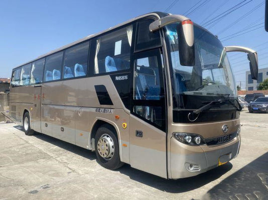 Τα χρησιμοποιημένα λεωφορείων λεωφορείων υψηλότερα πλαίσια αερόσακων μηχανών εμπορικών σημάτων KLQ6115 51seats Weichai οπίσθια διπλασιάζουν τις πόρτες που αφήνονται την οδήγηση