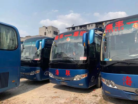 41 τα καθίσματα χρησιμοποίησαν χρησιμοποιημένο λεωφορείο 2013 οδήγηση LHD λεωφορείων Yutong ZK6107 το λεωφορείο έτους 100km/H ΚΑΝΈΝΑ ατύχημα