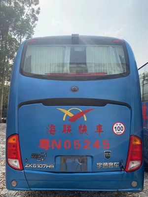 41 τα καθίσματα χρησιμοποίησαν χρησιμοποιημένο λεωφορείο 2013 οδήγηση LHD λεωφορείων Yutong ZK6107 το λεωφορείο έτους 100km/H ΚΑΝΈΝΑ ατύχημα