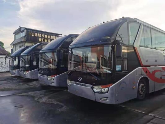 Το χρησιμοποιημένο λεωφορείο 55 Kinglong καθίσματα διπλασιάζει χρησιμοποιημένα τα ανεμοφράκτης πλαίσια αερόσακων χιλιομέτρου τουριστηκών λεωφορείων χαμηλά