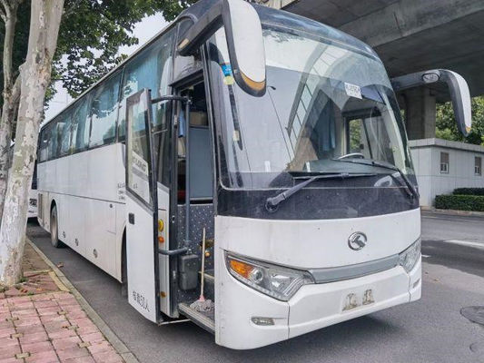 Το χρησιμοποιημένο χαμηλό χιλιόμετρο λεωφορείων Kinglong χρησιμοποίησε το λεωφορείο λεωφορείων για την Αφρική 50 ενιαία πόρτα πρότυπο XMQ6112 καθισμάτων