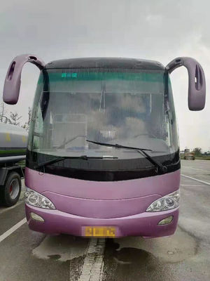 2009 έτος 53 χρησιμοποιημένο καθίσματα χρησιμοποιημένο λεωφορείο λεωφορείο λεωφορείων Yutong χρησιμοποιημένο ZK6129HD με τη μηχανή diesel κλιματιστικών μηχανημάτων