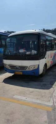 2014 έτος 28 χρησιμοποιημένο καθίσματα χρησιμοποιημένο λεωφορείο λεωφορείο λεωφορείων Yutong ZK6729 με τη μηχανή diesel για τον τουρισμό