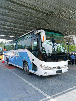 2015 έτος 51 τα καθίσματα διπλασιάζουν χρησιμοποιημένα λεωφορεία Yutong πορτών τα Zk6119 με το νέο κάθισμα 40000km απόσταση σε μίλια