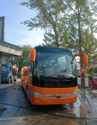 2016 έτος 53 τα καθίσματα διπλασιάζουν χρησιμοποιημένα λεωφορεία Yutong πορτών τα Zk6119 με το κλιματιστικό μηχάνημα κανένα ατύχημα