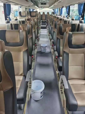 2018 χρησιμοποιημένο έτος λεωφορείο Zk6122 50 ταξιδιού λεωφορείων χρησιμοποιημένο Yutong χρυσό χρώμα diesel A/$l*c υποστήριξης Lhd καθισμάτων