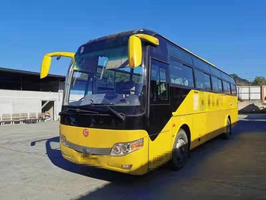 Χρησιμοποιημένο λεωφορείο Zk6110 60 οπίσθια μηχανή 2+3 Yutong Yuchai καθισμάτων λεωφορείο γύρου σχεδιαγράμματος LHD