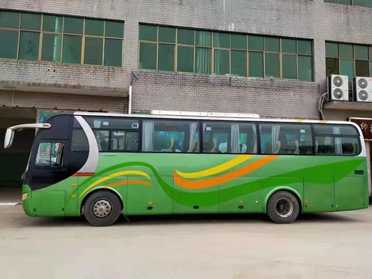 49 καθισμάτων 2014 χρησιμοποιημένο έτος λεωφορείων Zk6110 διπλό λεωφορείο κατόχων διαρκούς εισιτήριου επιχείρησης λεωφορείων πορτών χρησιμοποιημένο Yutong
