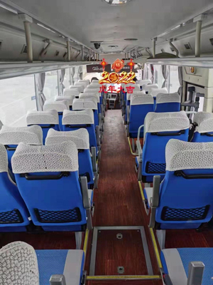Χρησιμοποιημένα Yutong μεταφορών άσπρα χρησιμοποιημένα οχήματα λεωφορεία λεωφορείων diesel μεγάλης απόστασης χρησιμοποιημένα 50Seats