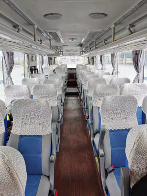 Χρησιμοποιημένα Yutong μεταφορών άσπρα χρησιμοποιημένα οχήματα λεωφορεία λεωφορείων diesel μεγάλης απόστασης χρησιμοποιημένα 50Seats