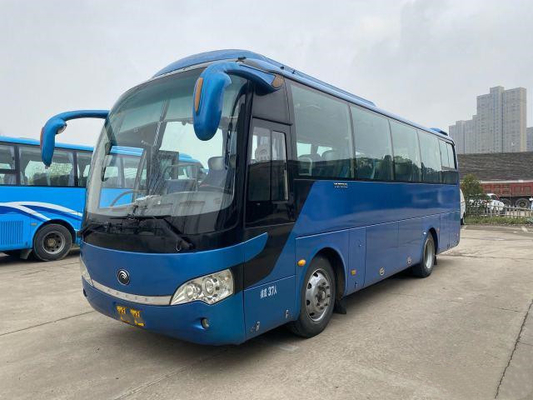 Το χρησιμοποιημένο λεωφορείο 37 καθίσματα Yutong Zk6888 λεωφορείων μεταφέρει και τη δεξιά κίνηση λεωφορείων
