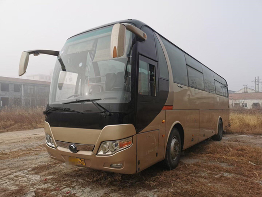 Χρησιμοποιημένο τουριστηκό λεωφορείο LHD/RHD πλαισίων ZK6110 χάλυβα λεωφορείων 49seats Yuchai 280hp Yutong