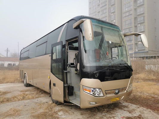 Χρησιμοποιημένο τουριστηκό λεωφορείο LHD/RHD πλαισίων ZK6110 χάλυβα λεωφορείων 49seats Yuchai 280hp Yutong