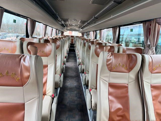 Το μεταχειρισμένο μεγάλης απόστασης λεωφορείο Yutong χρησιμοποίησε λεωφορείων πετρελαιοκίνητο λεωφορείο μηχανών 400hp Weichai λεωφορείων χρησιμοποιημένο το ZK6148
