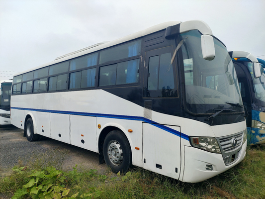 Χρησιμοποιημένο έτος λεωφορείων 2018 Yutong που γίνεται χρησιμοποιημένο στο η Κίνα diesel LHD λεωφορείων χρησιμοποιημένο λεωφορείο άσπρο λεωφορείο μηχανών 51 καθισμάτων μπροστινό