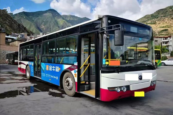 32 καθίσματα του /92 χρησιμοποίησαν χρησιμοποιημένο λεωφορείο πόλεων λεωφορείων Yutong το Zk6105 για τη μηχανή diesel δημόσιου μέσου μεταφοράς