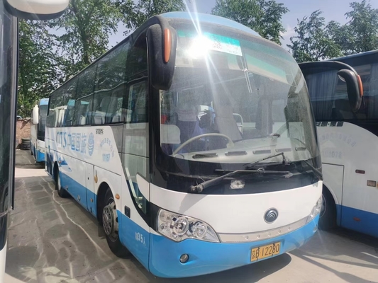 Δεξί χρησιμοποιημένο Drive λεωφορείο ZK6858 επιβατών Yutong λεωφορείων καθισμάτων λεωφορείων 35-40
