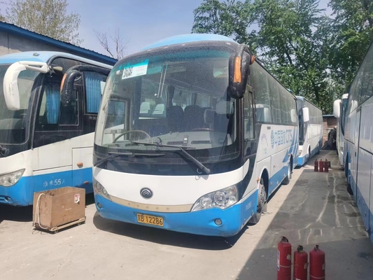 Δεξί χρησιμοποιημένο Drive λεωφορείο ZK6858 επιβατών Yutong λεωφορείων καθισμάτων λεωφορείων 35-40