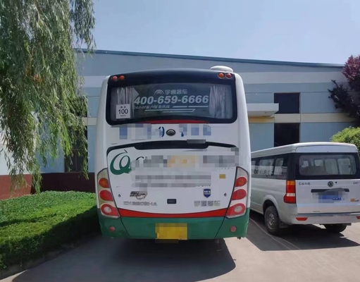 Yutong λεωφορείων ZK6809 35seats το οπίσθιο λεωφορείο Yuchai 147kw οδήγησης μηχανών σωστό χρησιμοποίησε το τουριστηκό λεωφορείο
