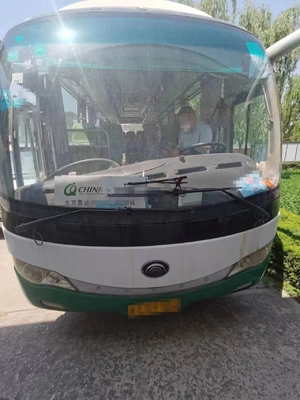 35 καθίσματα χρησιμοποίησαν το λεωφορείο ZK6809 Yutong για χρησιμοποιημένη την πώληση μίνι οδήγηση λεωφορείων LHD με τη φτηνή τιμή