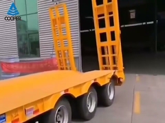 Heavy Equipment Trailer 3 Alex 4 Alex 40Ton 60 80 Ton Construction Machine Transport